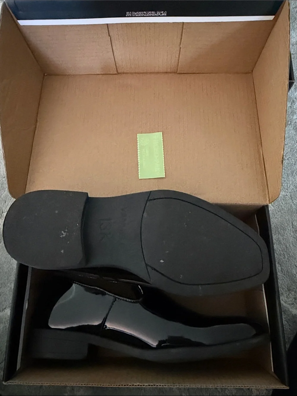 Vangelo Black Patent Slip-On Dress Shoes